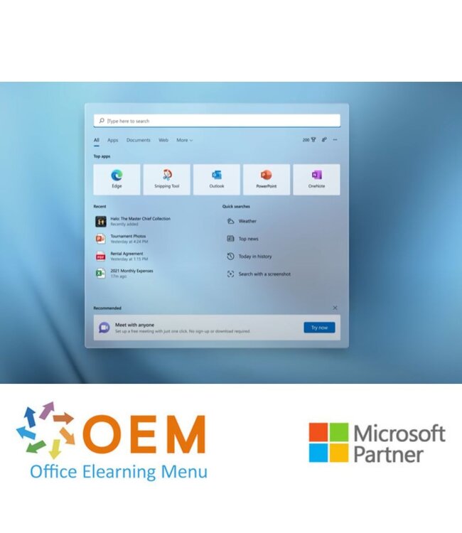 Microsoft Windows 11 Cursus E-Learning