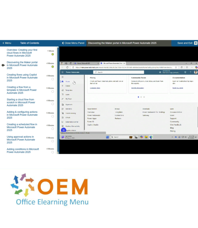Microsoft Microsoft Power Automate Cursus E-Learning Pakket