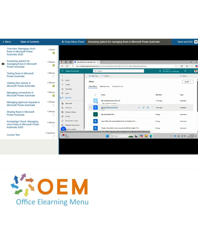 Microsoft Microsoft Power Automate Course E-Learning Package
