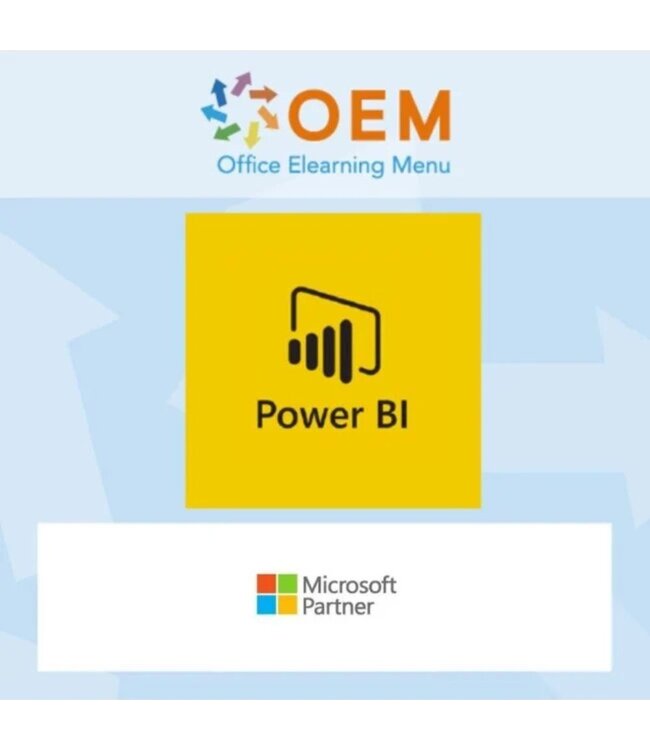 Microsoft Microsoft Power BI 365 Basis Cursus | Incompany Training voor Data-analyse en Dashboards