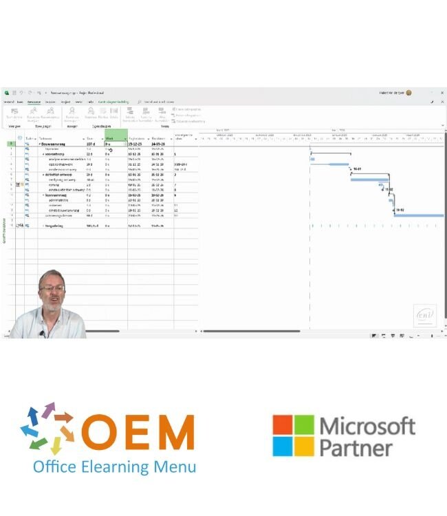 Microsoft Microsoft Project E-Learning