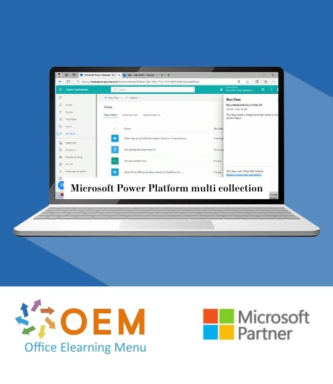 OEM Microsoft Power Platform multi collection E-learning