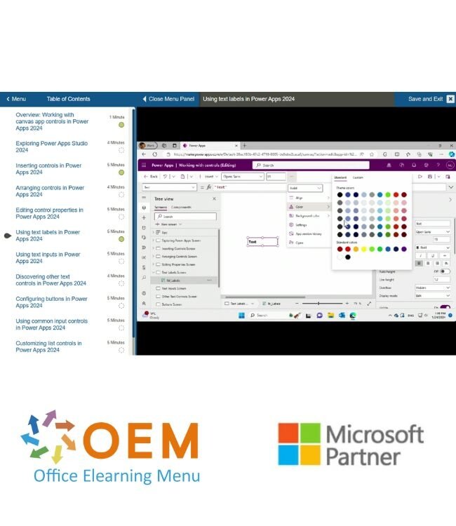 OEM Microsoft Power Platform multi collection E-learning