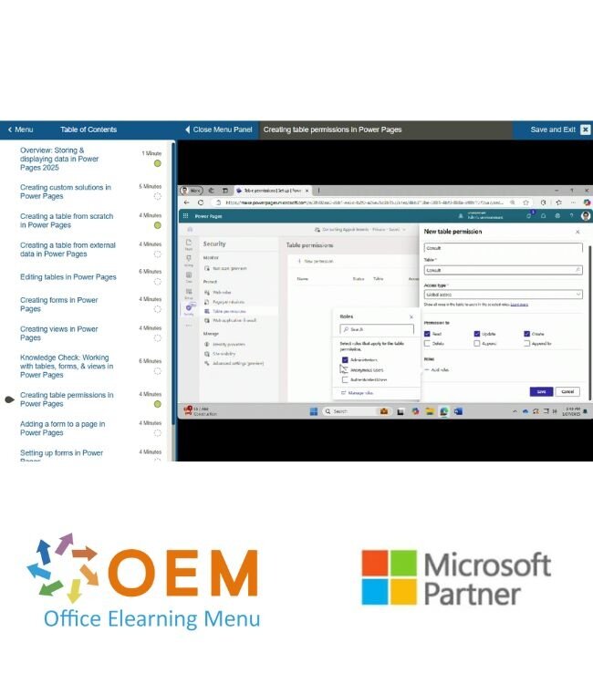 OEM Microsoft Power Platform multi collection E-learning