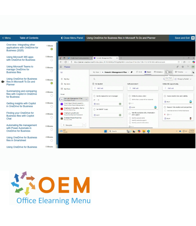 Microsoft Microsoft 365 Tools (2025) E-Learning package