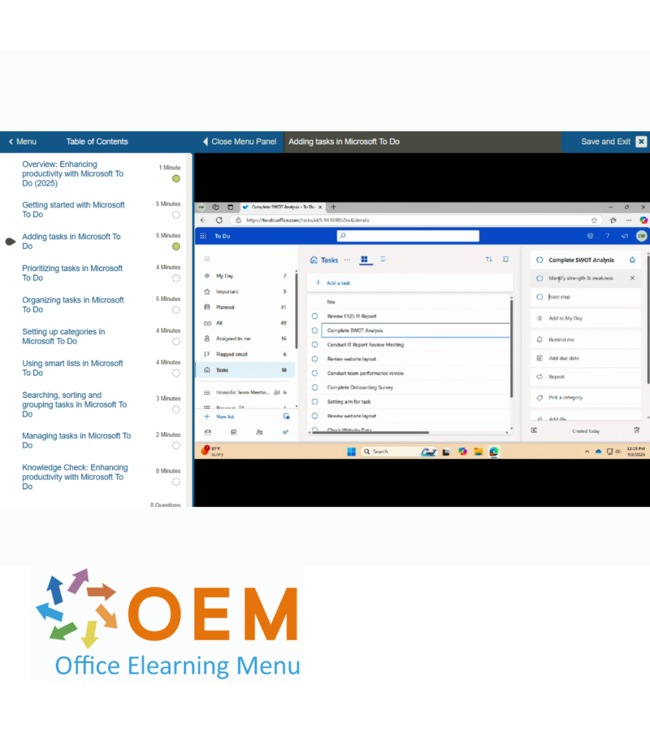 Microsoft Microsoft 365 Tools (2025) E-Learning pakket