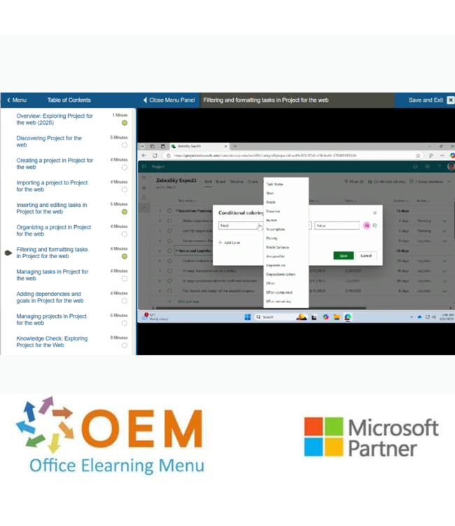 Microsoft Microsoft Office 365 Planner E-Learning Package