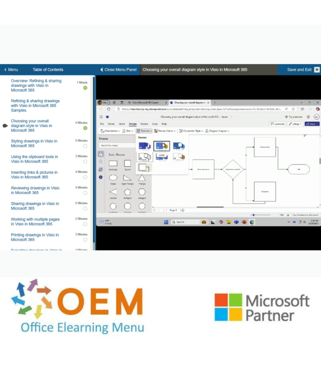 Microsoft Microsoft Visio E-Learning Pakket
