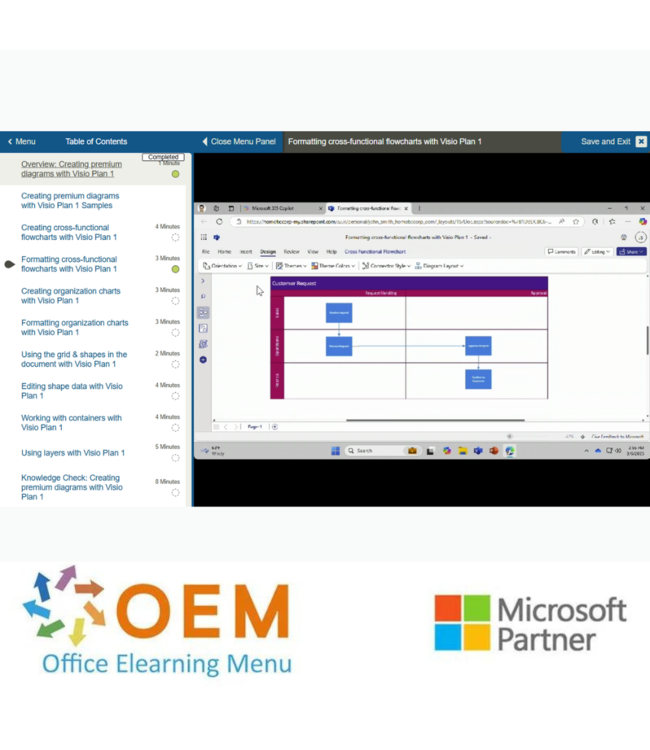 Microsoft Microsoft Visio E-Learning Pakket