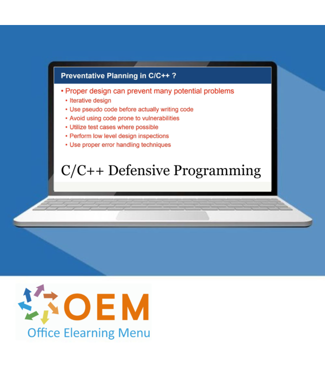 OEM C/C++ Defensive Programming Training