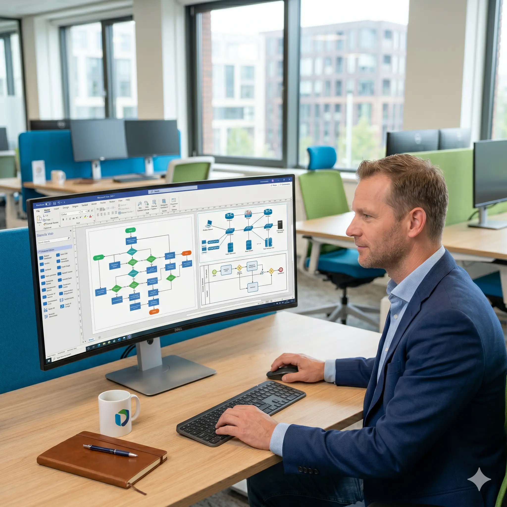 Visio Incompany Training — Professional Diagrams, Flowcharts and Process Visualization Tailored for Your Team