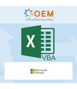 Microsoft Course Excel VBA Incompany Training