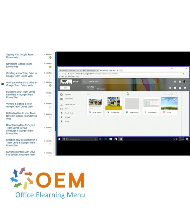 Google Google Team Drives Course E-Learning