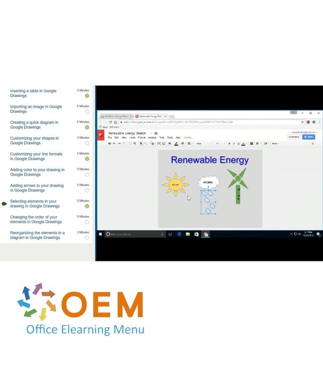 Google Google Drawings Cursus E-Learning