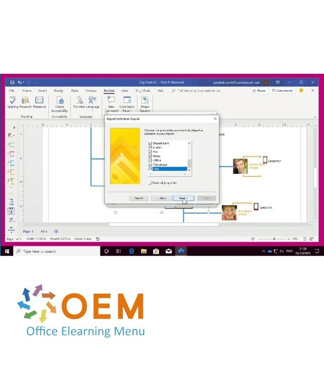 Microsoft Visio 2019 Cursus E-Learning