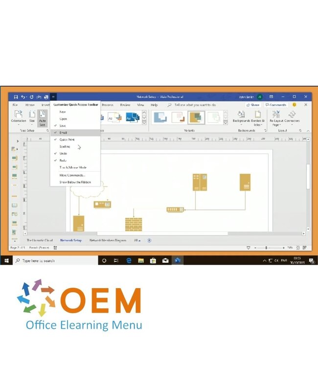 Microsoft Visio 2019 Cursus E-Learning
