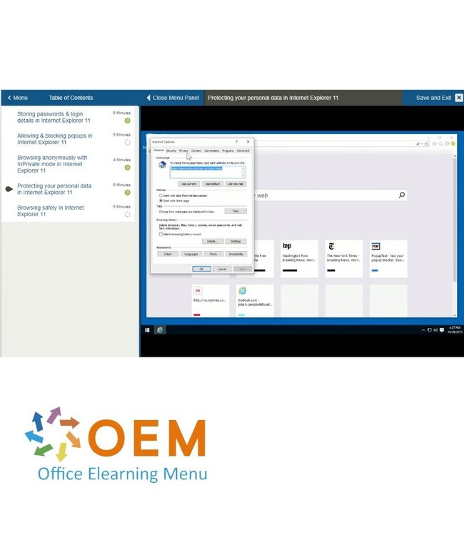 Microsoft Internet Explorer 11 Training