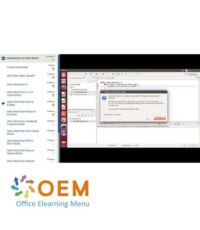 OEM Getting Started with Hello World Training