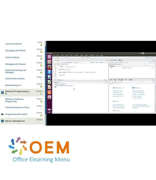 OEM Data Science Using R Training