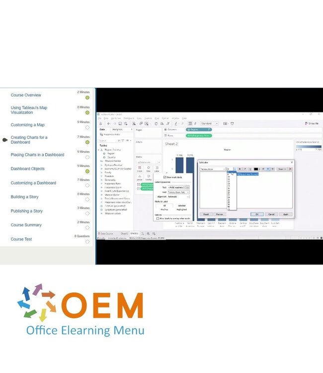 Tableau Tableau Data Visualization and Analytics Training