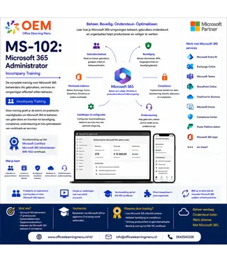 Microsoft MS-102: Microsoft 365 Administrator | Incompany Training