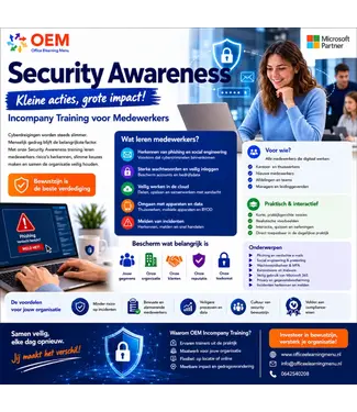 Microsoft Security Awareness | Incompany Training voor Medewerkers
