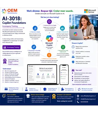Microsoft AI-3018: Copilot Foundations | Incompany Training