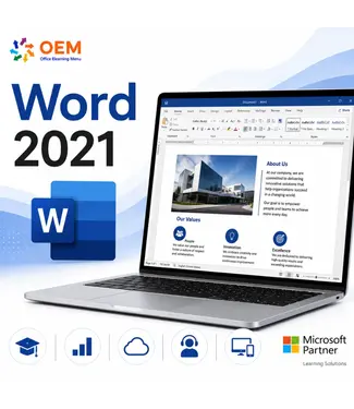 Microsoft Word 2021 Course Basic E-Learning + Online Book