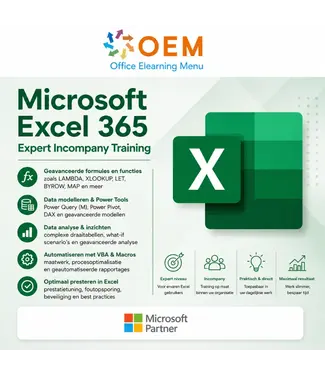 Microsoft Microsoft Excel 365 Expert Cursus | Incompany Training voor Bedrijven