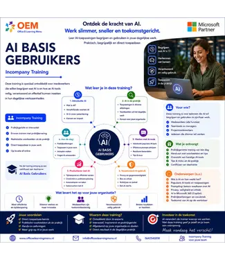 AI Basis Gebruikers Incompany Training