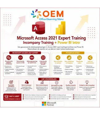 Microsoft Access 2021 Expert Training Incompany + Power BI Intro