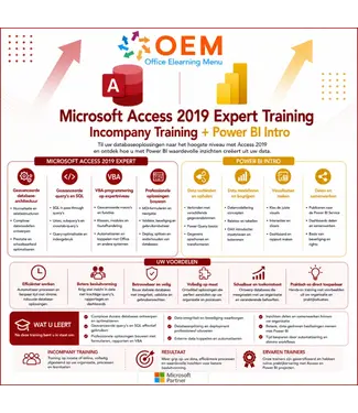 Microsoft Access 2019 Expert Training Incompany + Power BI Intro