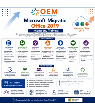 Microsoft Cursus Migratie Office 2019 Incompany Training