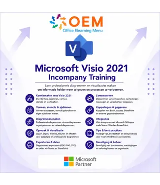 Microsoft Cursus Visio 2021 Incompany Training