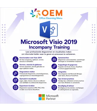 Microsoft Cursus Visio 2019 Incompany Training