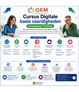 OEM Cursus Digitale basis vaardigheden Incompany