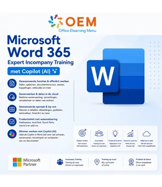 Microsoft Microsoft Word 365 Expert Incompany Training with Copilot (AI)