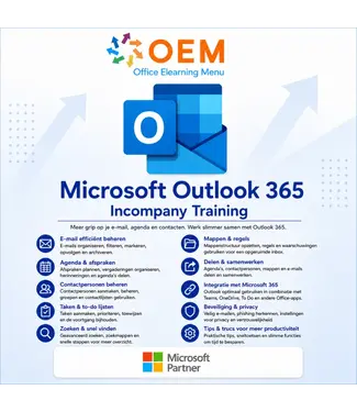 Microsoft Microsoft Outlook 365 Cursus | Incompany Training voor Bedrijven