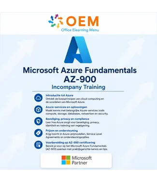 Microsoft Microsoft Azure Fundamentals AZ-900 Incompany Training