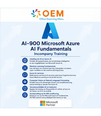 Microsoft AI-900 Microsoft Azure AI Fundamentals Incompany Training