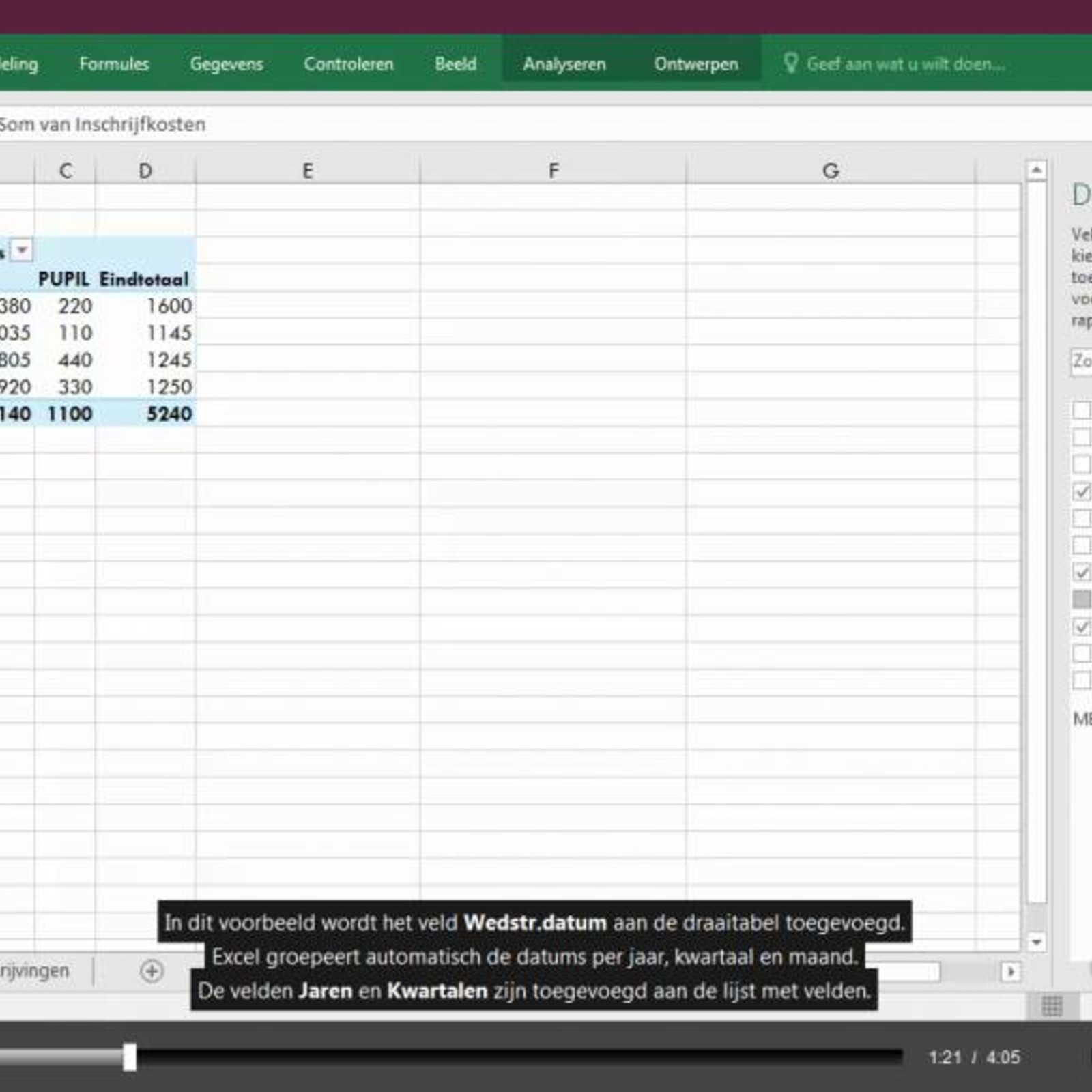 Microsoft Excel Excel 2016 Basis Gevorderd Expert E-Learning