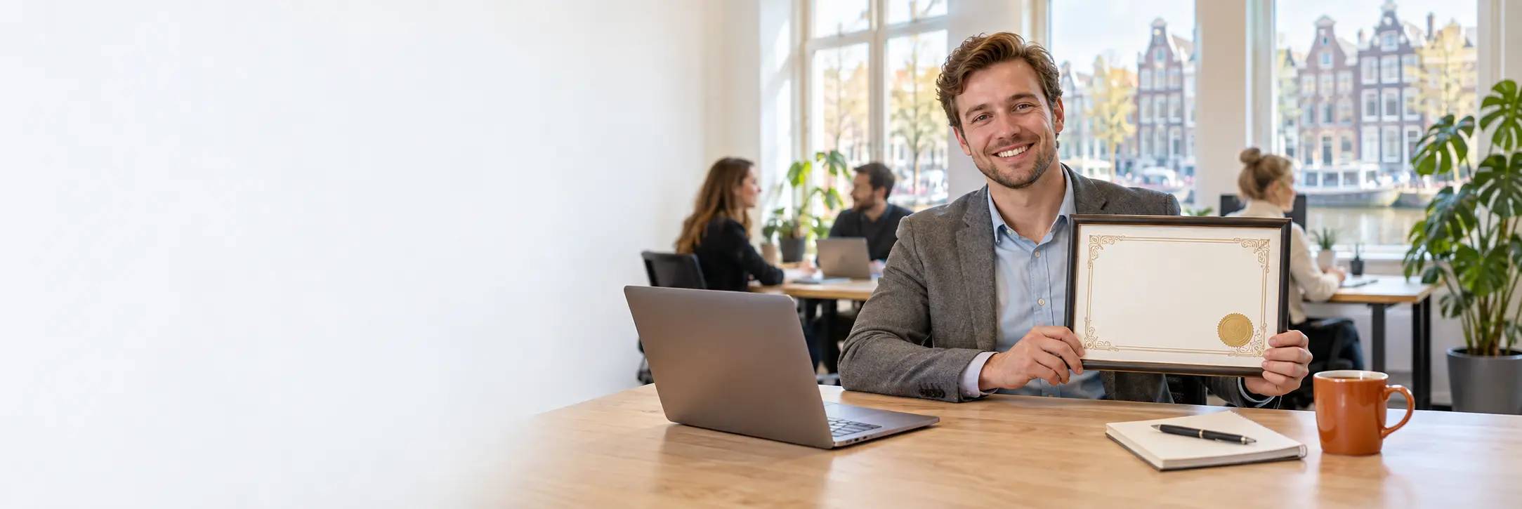 Van e-learning naar officieel certificaat. Alles onder één dak.