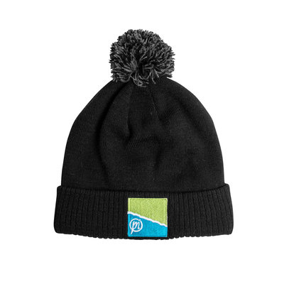 Preston Black/Grey Bobble Hat