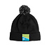 Preston Black/Grey Bobble Hat