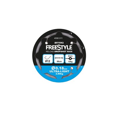 Spro FreeStyle Reload Dropshot Rig 0.28mm