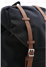 Black and brown backpack