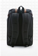 Black and brown backpack