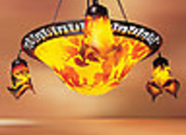 Galle Lampen + glazen tasjes 