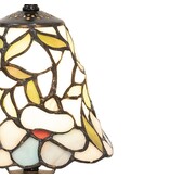 Demmerik 73 5997 Tiffany Tafellampje met bloemen