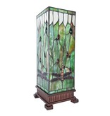 L5487 Tiffany Kubus  Libelle groen 45x18